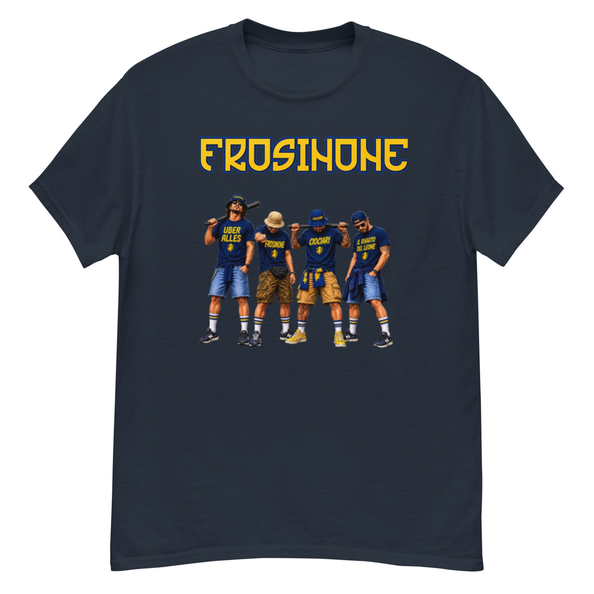Frosinone Ciociaria T-shirt streetwear gialloblù GALESPORT