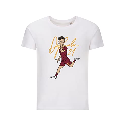 Dybala 21 T-shirt Roma bianca – colore bianco