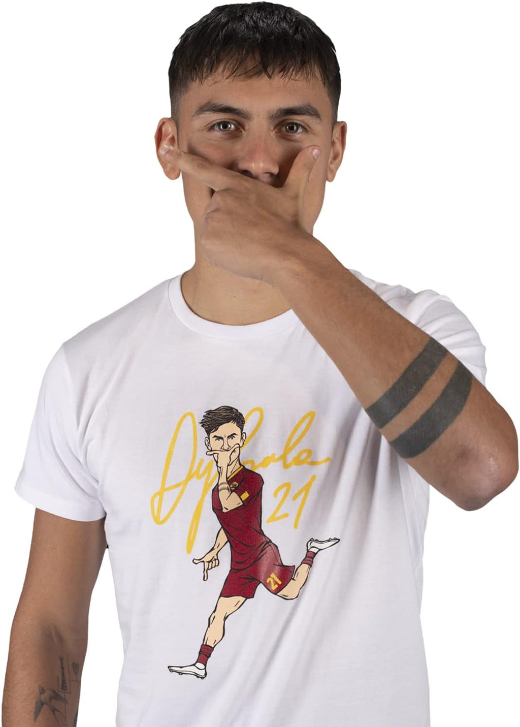 Dybala 21 maglia Roma – dettaglio grafica