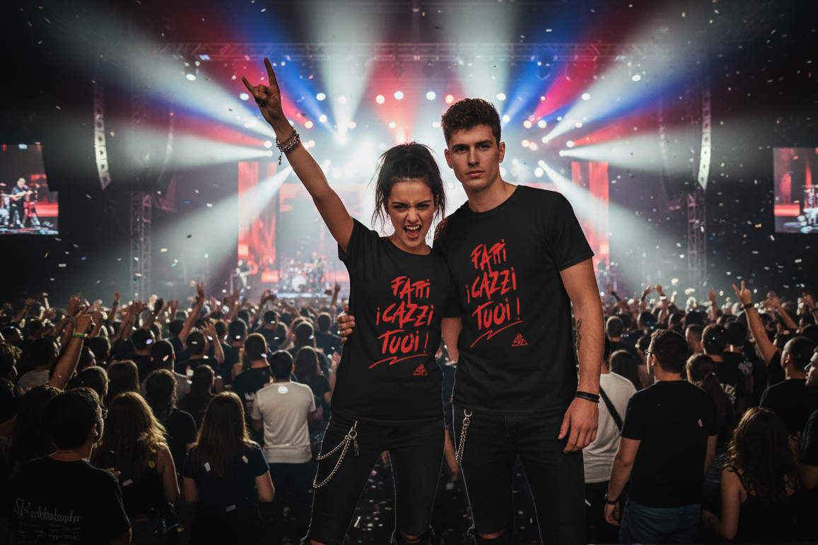 T-shirt Fatti i Cazzi Tuoi – dettaglio grafica GALESPORT