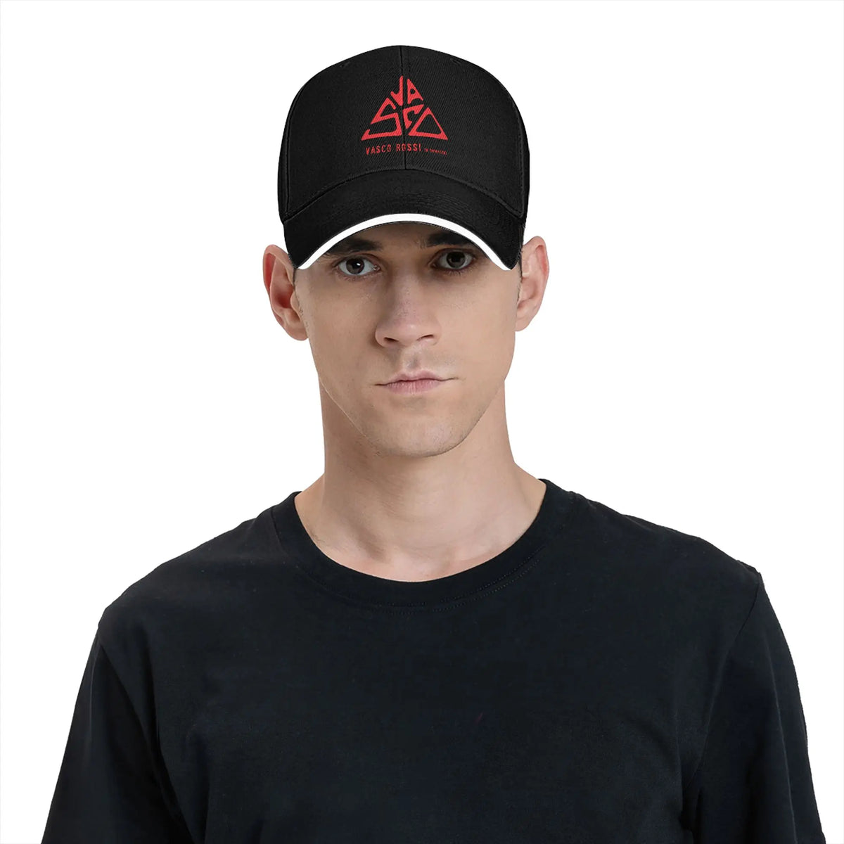 Cappellino Vasco Rock regolabile GALESPORT – dettaglio stile