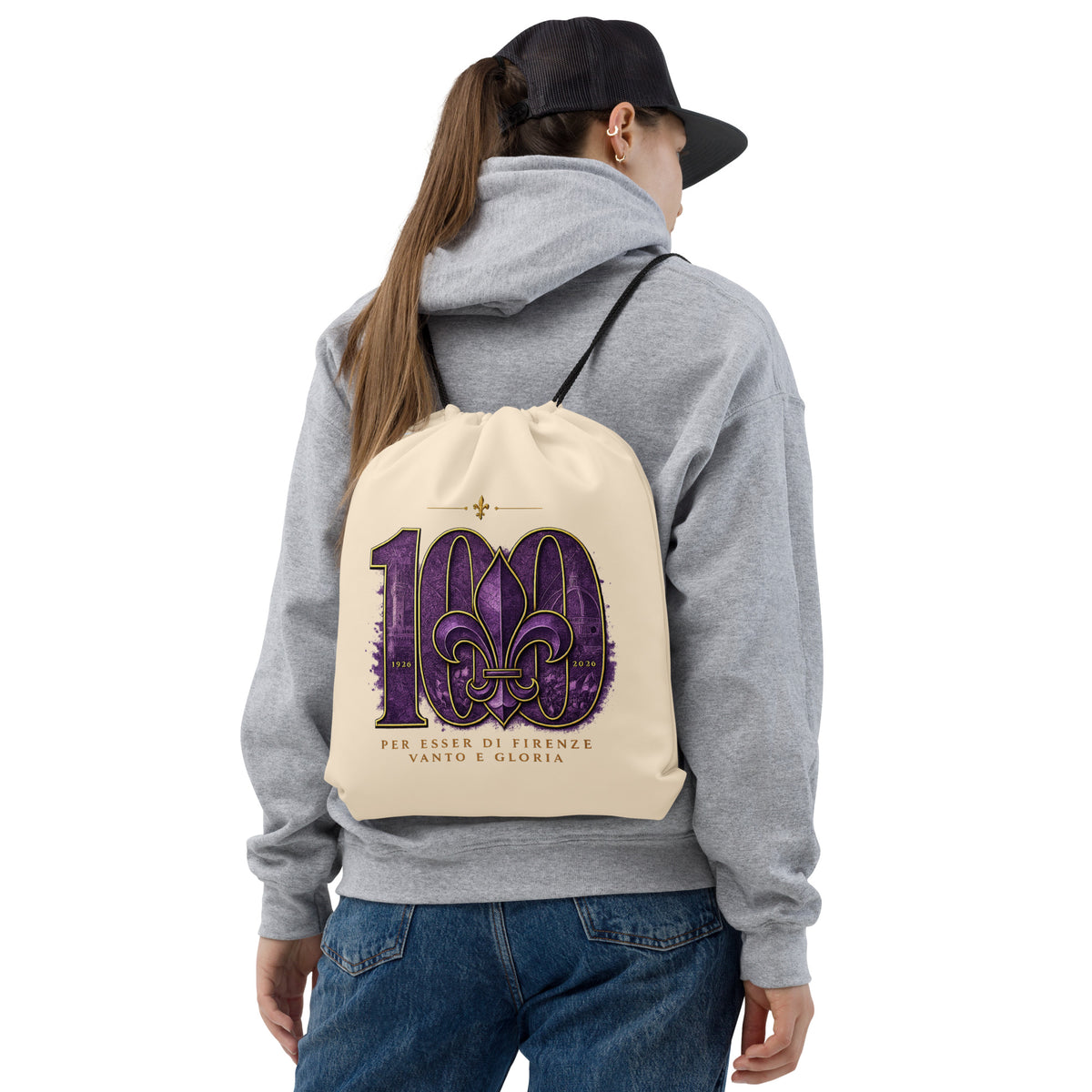Fiorentina 100 Zaino a Sacca Design E02 GALESPORT – immagine prodotto