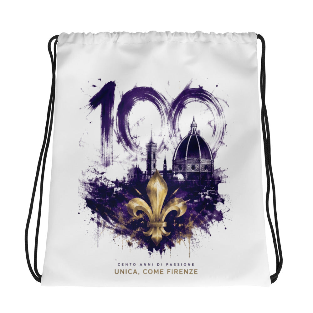 Zaino a sacca Fiorentina 100 GALESPORT – immagine prodotto Centenario viola