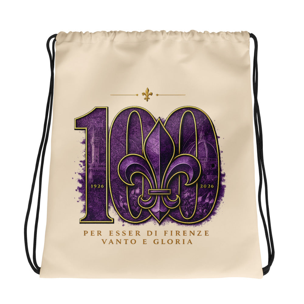 Zaino a sacca Fiorentina 100 E02 GALESPORT – Centenario viola