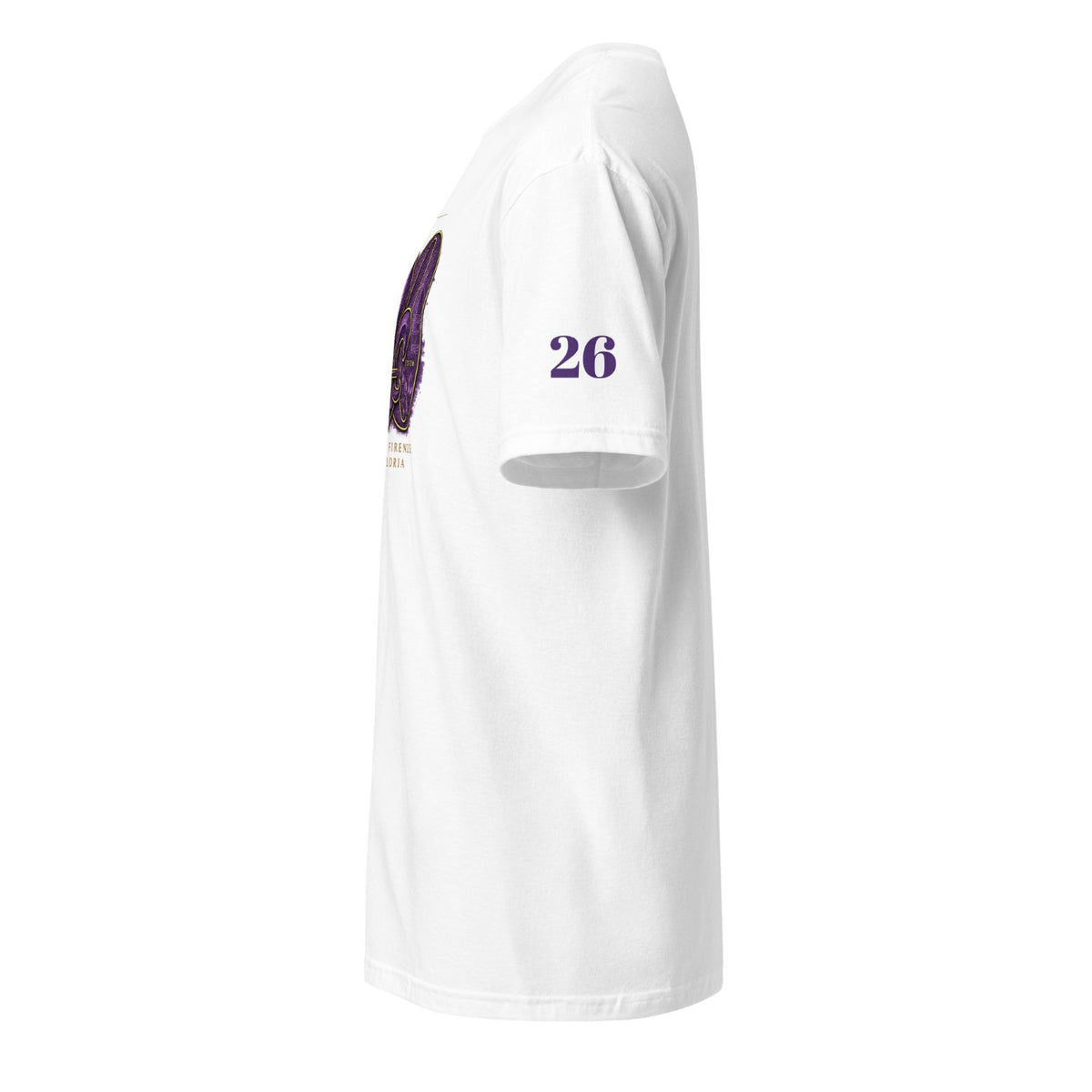 T-shirt Fiorentina 100 White Edition GALESPORT – streetwear Centenario viola