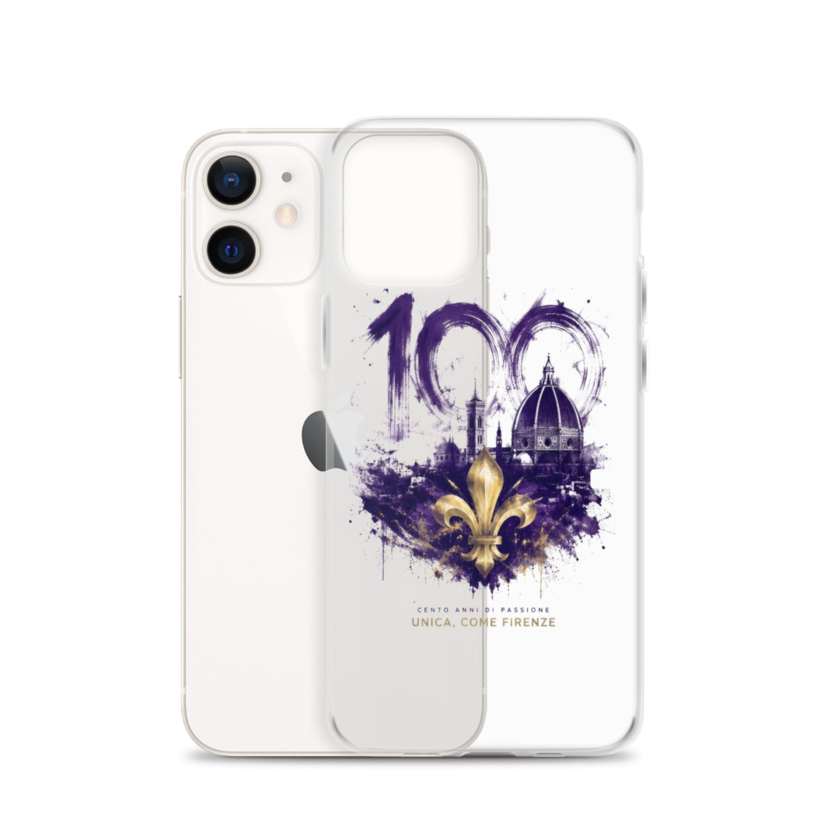 Cover iPhone 12 Firenze 100 GALESPORT – vista posteriore