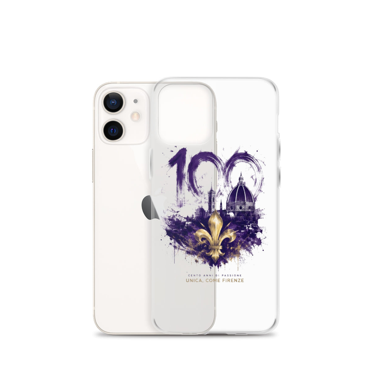 Cover iPhone 12 mini Firenze 100 GALESPORT – vista posteriore