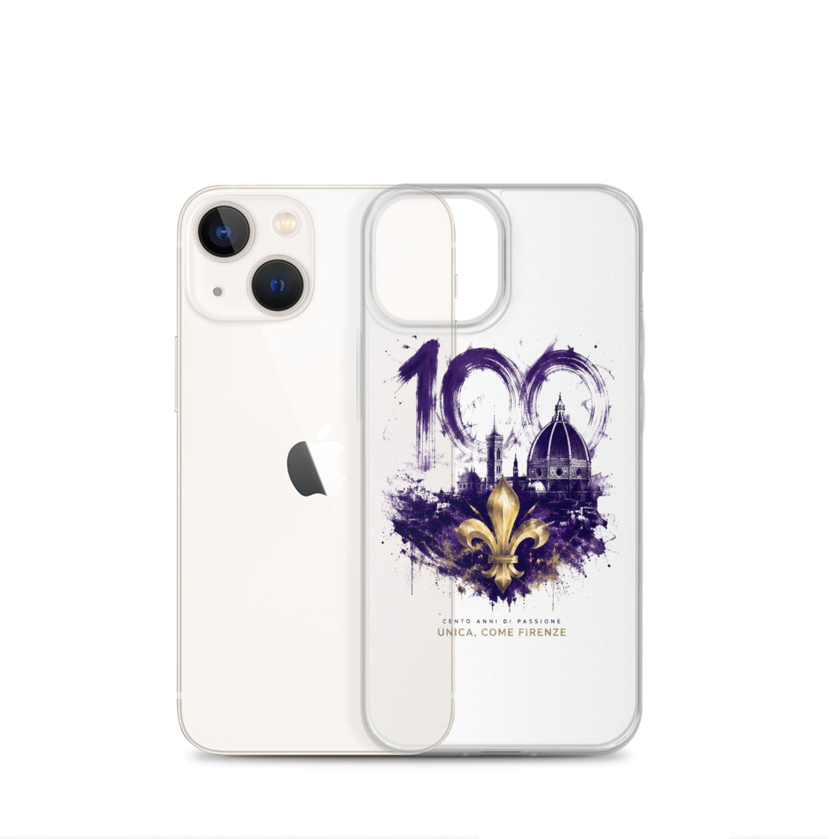 Cover iPhone 13 mini Firenze 100 GALESPORT – vista posteriore