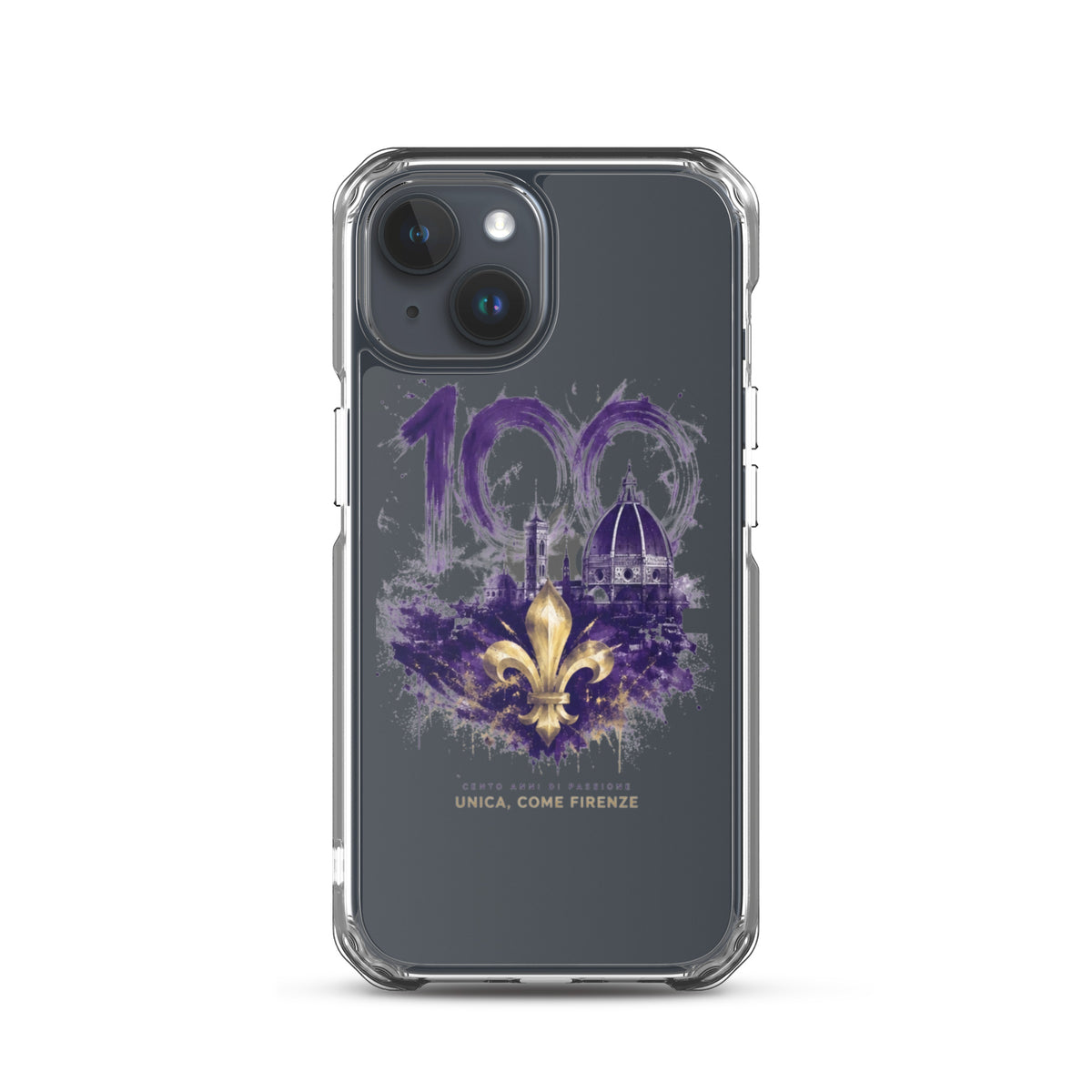 Cover iPhone 15 Firenze 100 GALESPORT – sul telefono