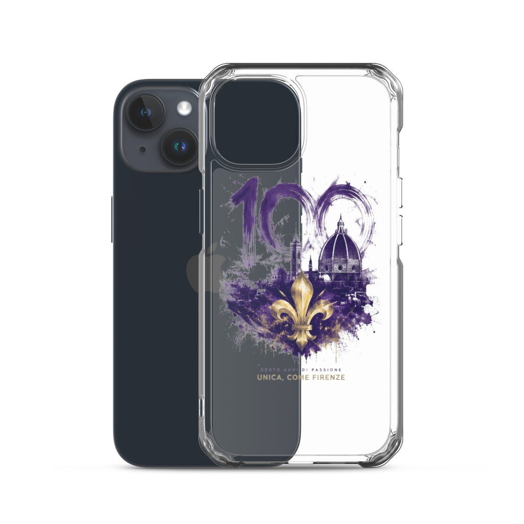 Cover iPhone 15 Firenze 100 GALESPORT – vista posteriore