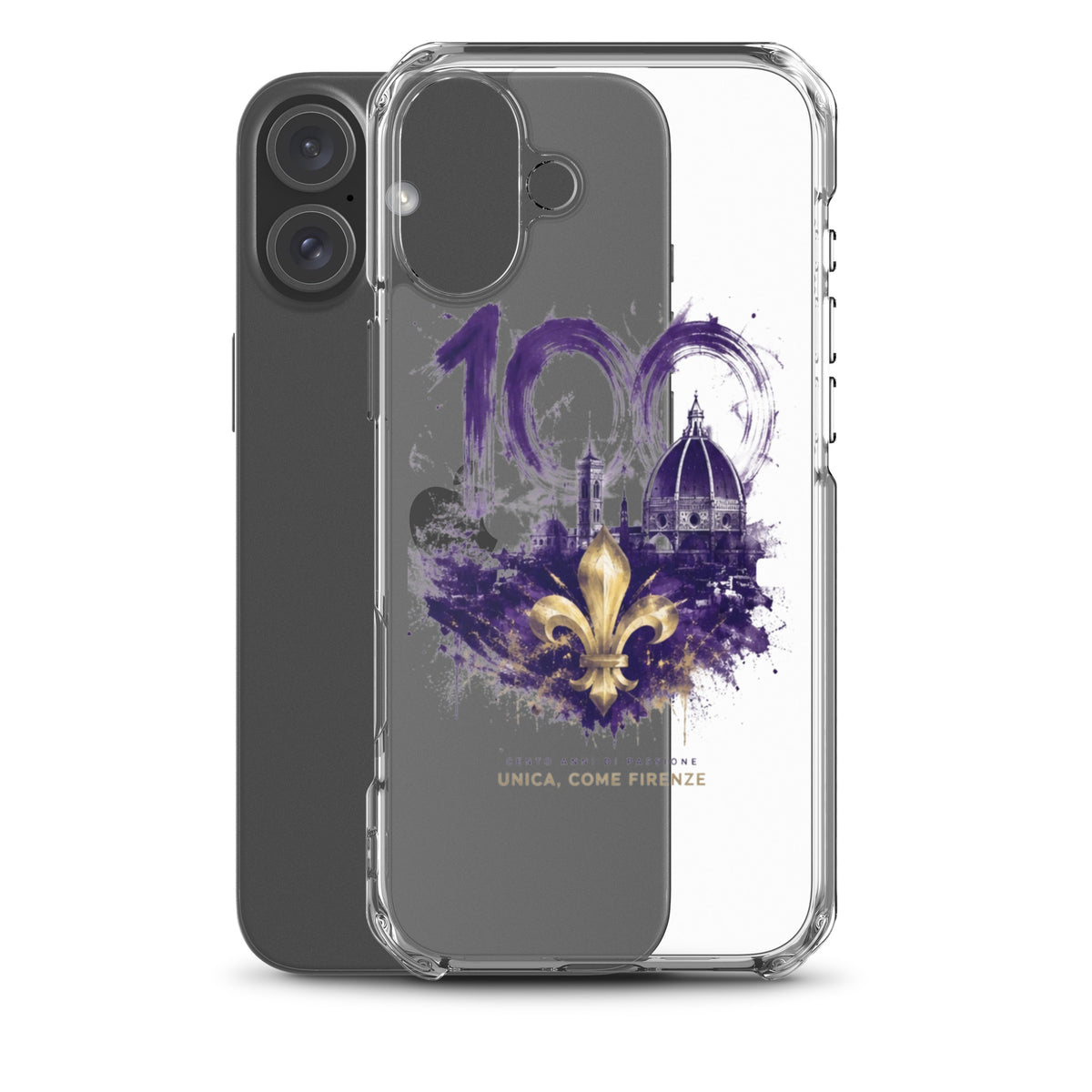 Cover iPhone 16 Plus Firenze 100 GALESPORT – vista posteriore