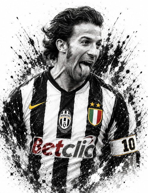 Alessandro Del Piero – T-shirt calcio Icone da Stadio GALESPORT
