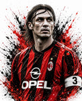Paolo Maldini – T-shirt calcio Icone da Stadio GALESPORT