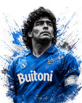 Diego Maradona – T-shirt calcio Icone da Stadio GALESPORT
