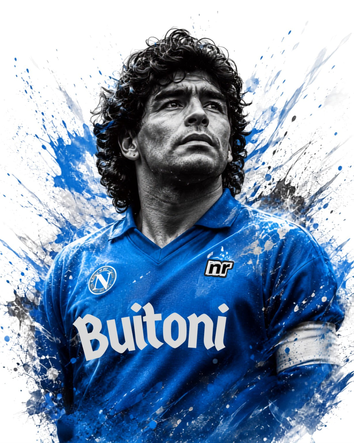 Diego Maradona – T-shirt calcio Icone da Stadio GALESPORT