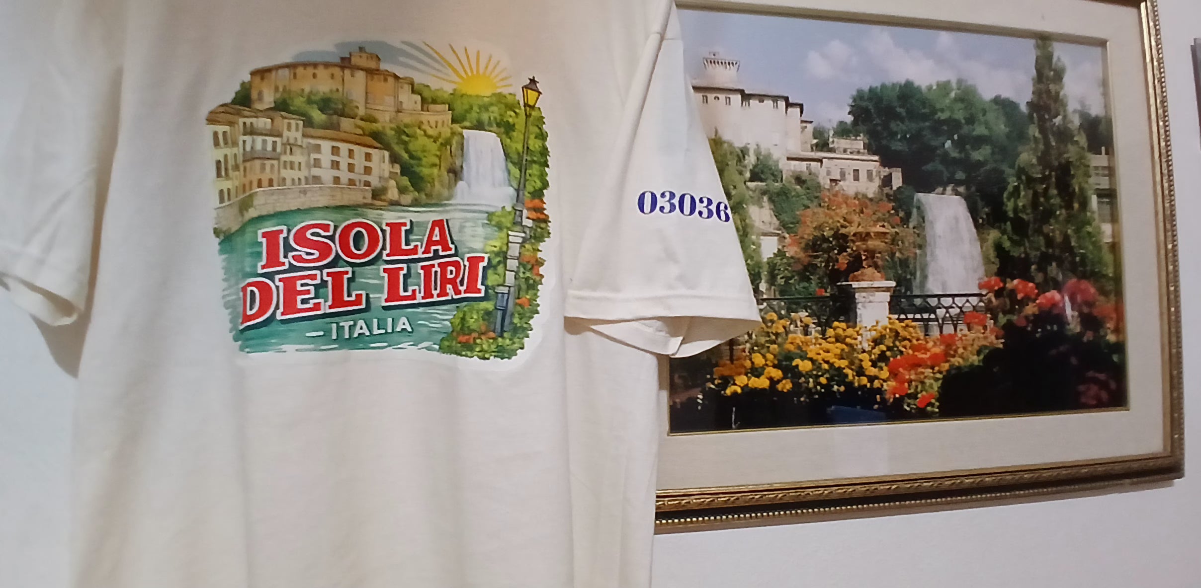 T-shirt Isola del Liri GALESPORT – territorio e coordinate, immagine prodotto
