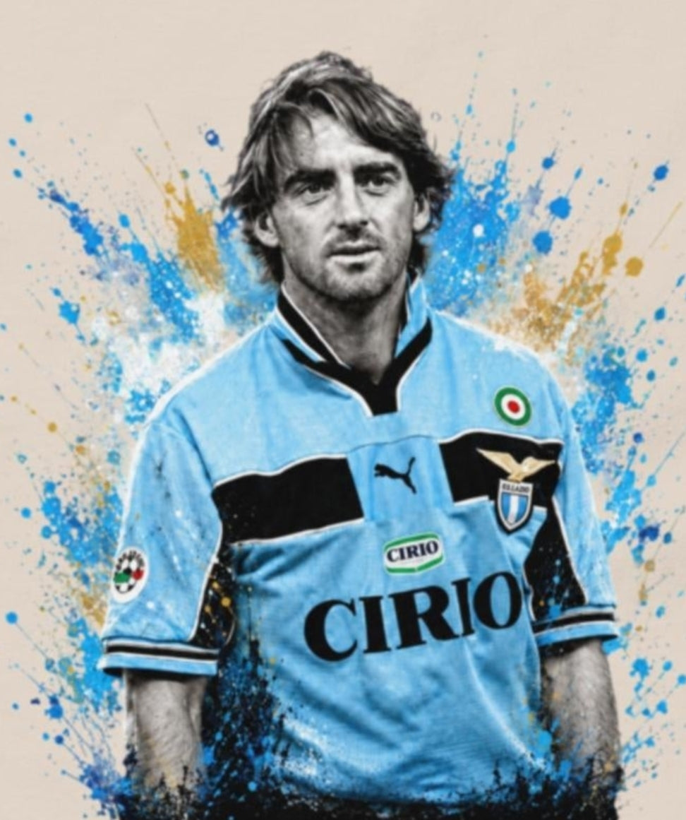 Roberto Mancini – T-shirt calcio Icone da Stadio GALESPORT