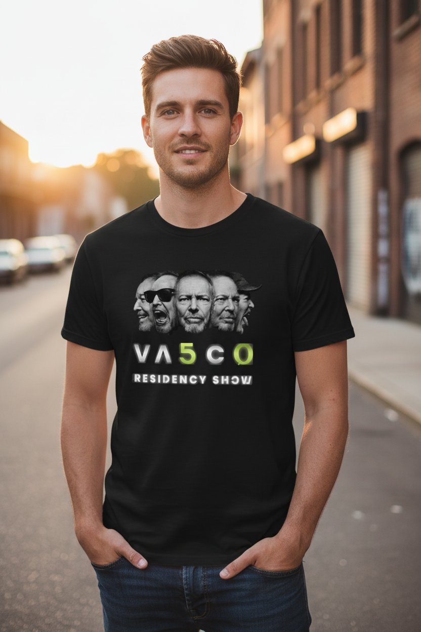 T-shirt Rock Unisex VASCO 50 GALESPORT EDITION – dettaglio prodotto nero
