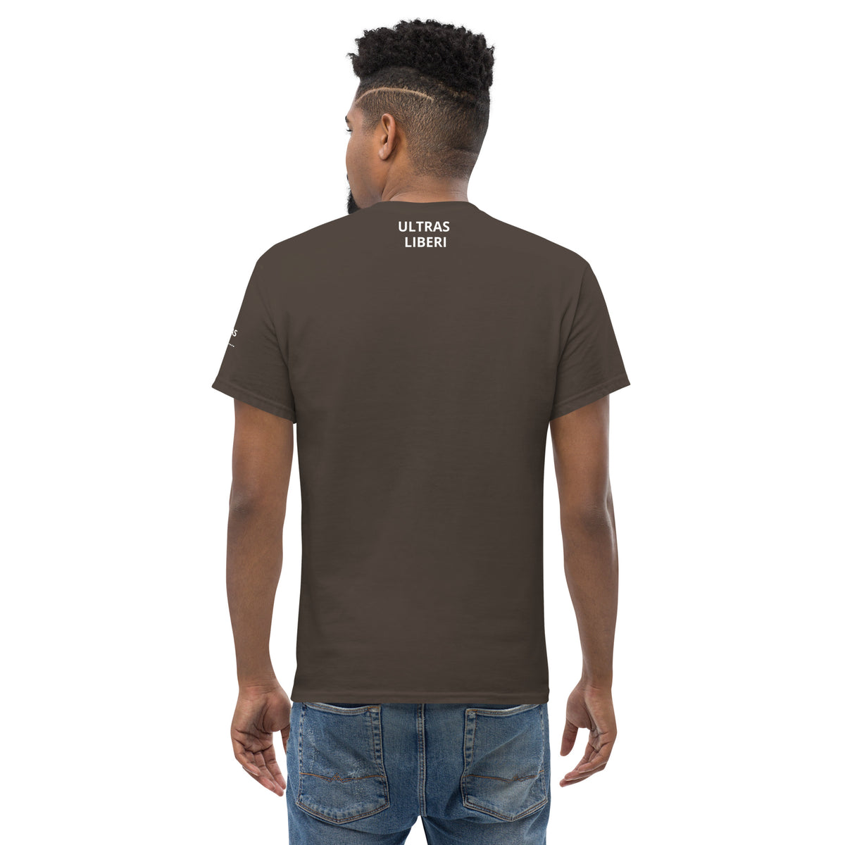 T-shirt Ultras La Nostra Passione Non Ha Diffida GALESPORT – marrone scuro, vista posteriore