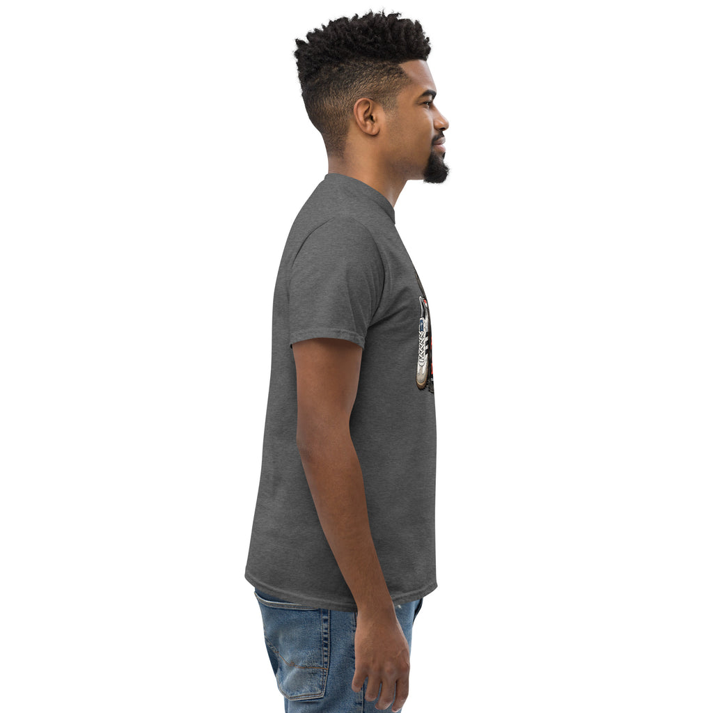 T-shirt Ultras La Nostra Passione Non Ha Diffida GALESPORT – grigio scuro mélange, vista laterale destra