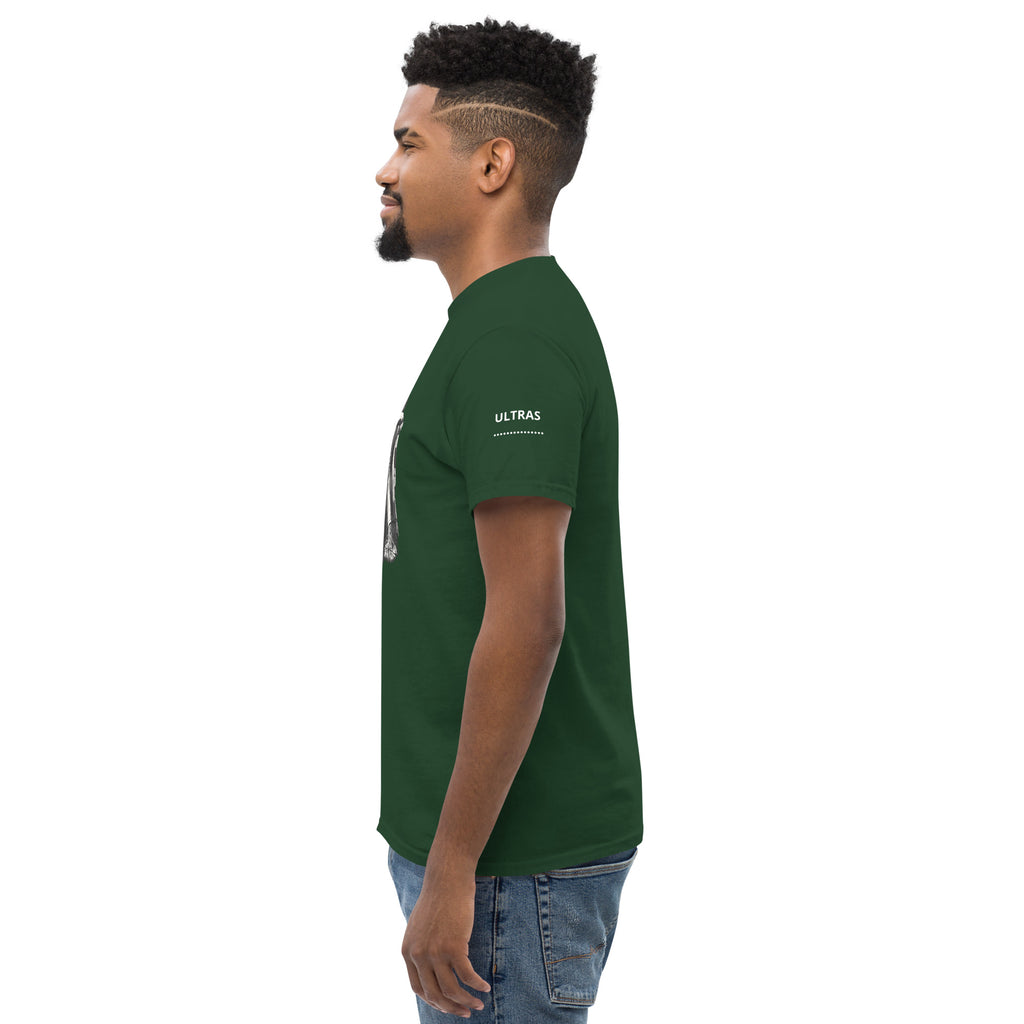 T-shirt Ultras La Nostra Passione Non Ha Diffida GALESPORT – verde bosco, vista laterale sinistra
