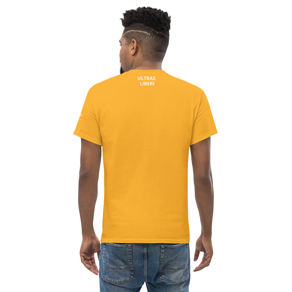 T-shirt Ultras La Nostra Passione Non Ha Diffida GALESPORT – oro, vista posteriore