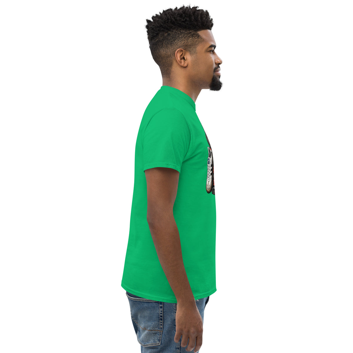 T-shirt Ultras La Nostra Passione Non Ha Diffida GALESPORT – verde irlandese, vista laterale destra