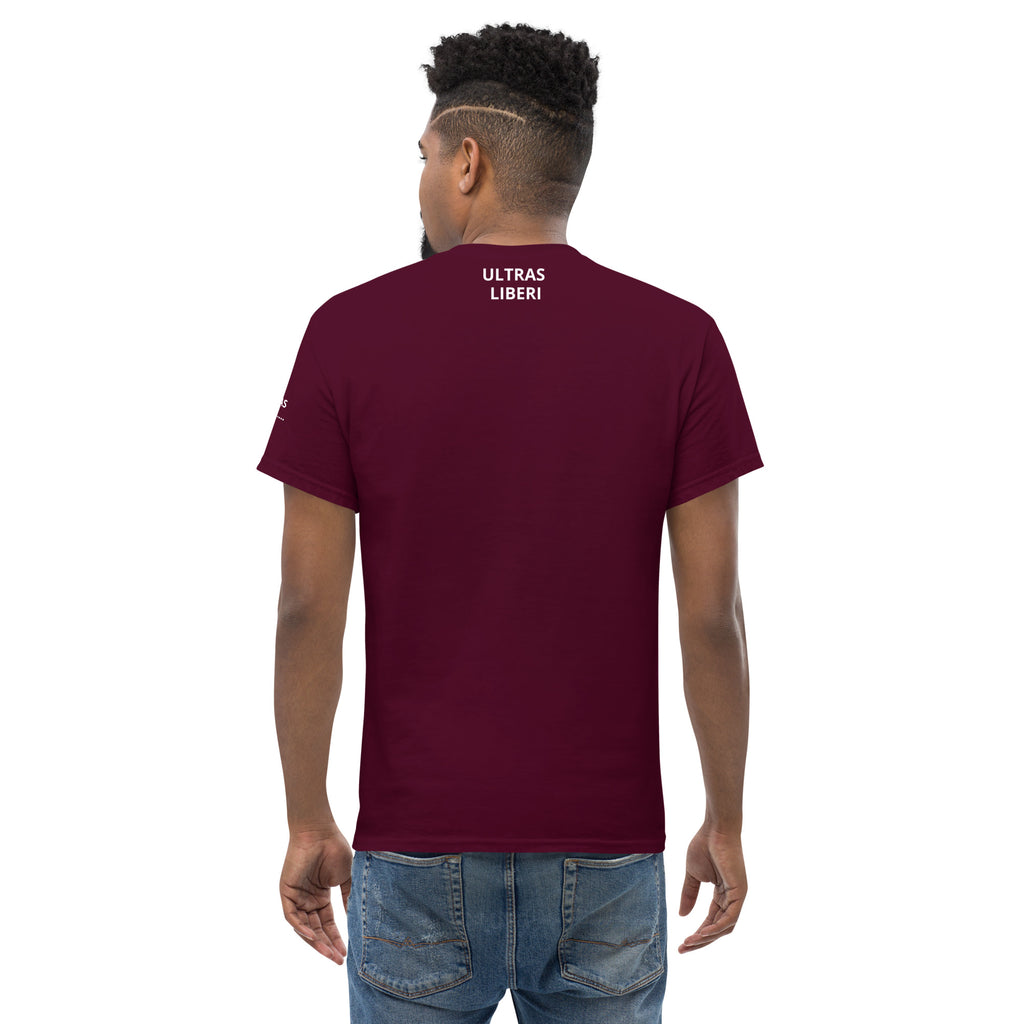 T-shirt Ultras La Nostra Passione Non Ha Diffida GALESPORT – bordeaux, vista posteriore