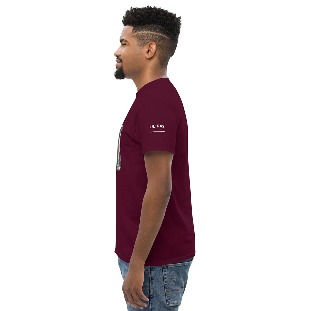 T-shirt Ultras La Nostra Passione Non Ha Diffida GALESPORT – bordeaux, vista laterale sinistra