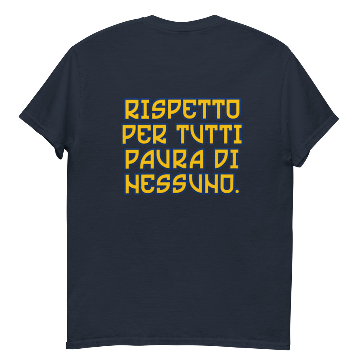 T-shirt Frosinone Rispetto per Tutti – mockup retro GALESPORT
