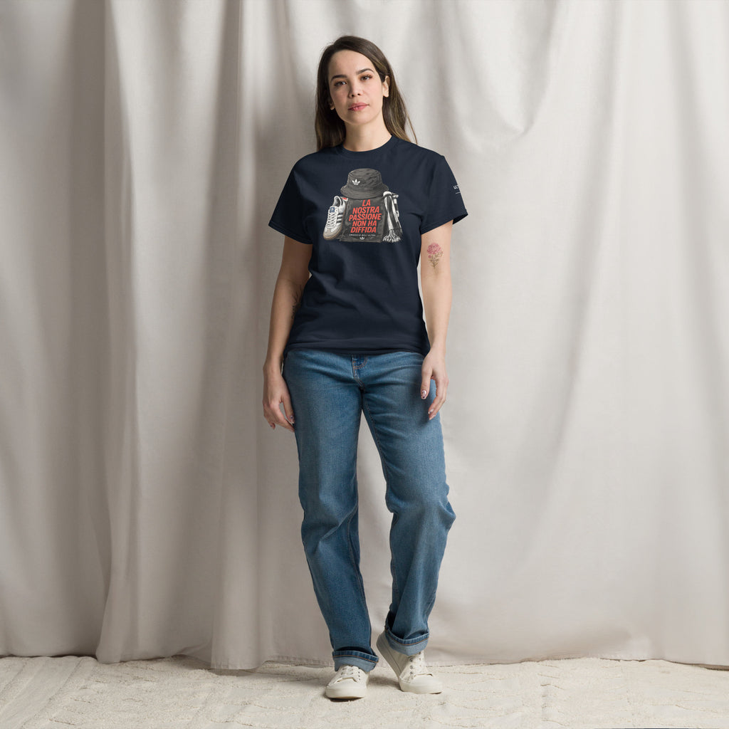 T-shirt Ultras La Nostra Passione Non Ha Diffida GALESPORT – blu navy, vista frontale