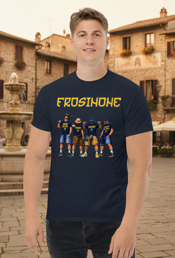 T-shirt Frosinone Rispetto per Tutti – fronte navy GALESPORT