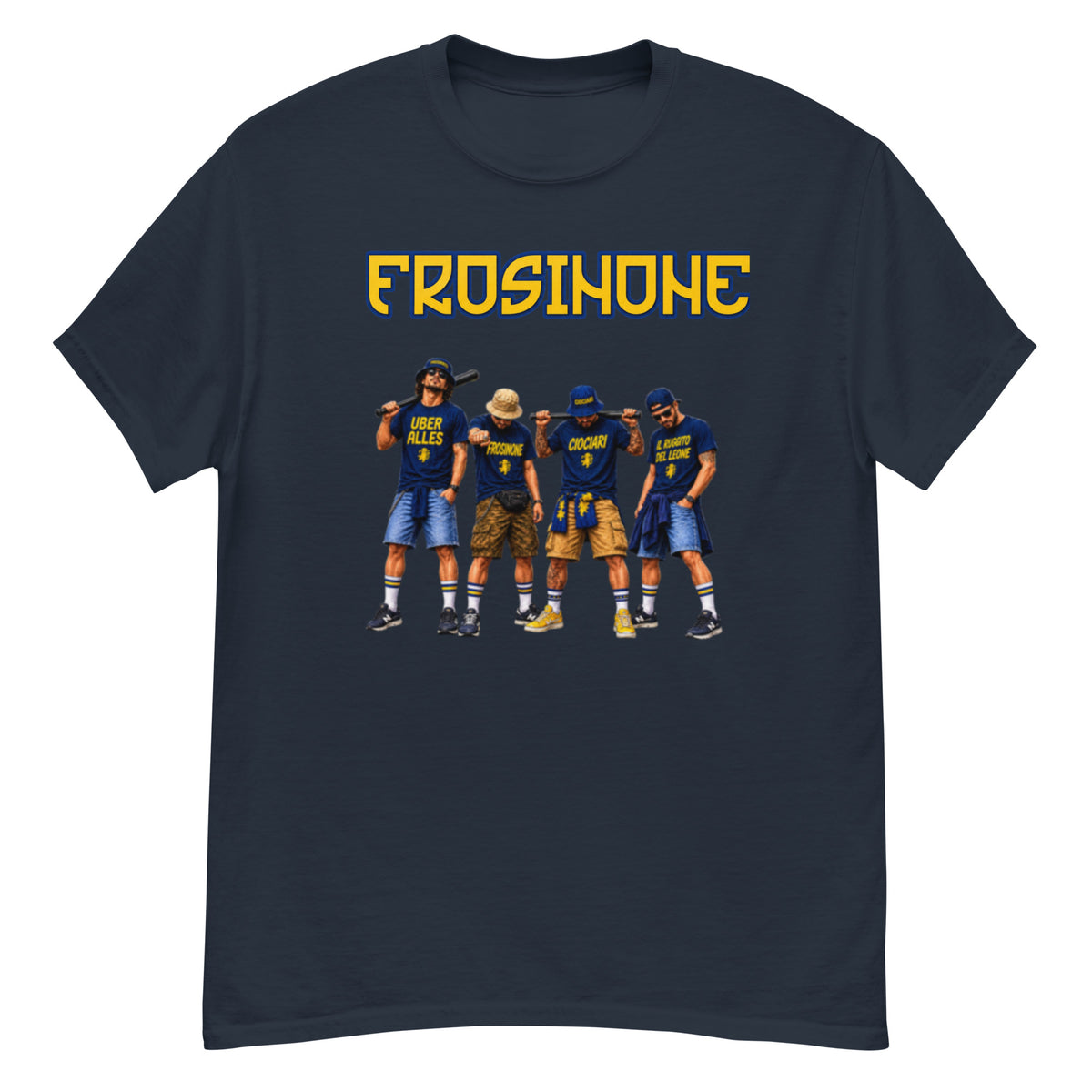 T-shirt Frosinone Rispetto per Tutti – mockup frontale GALESPORT