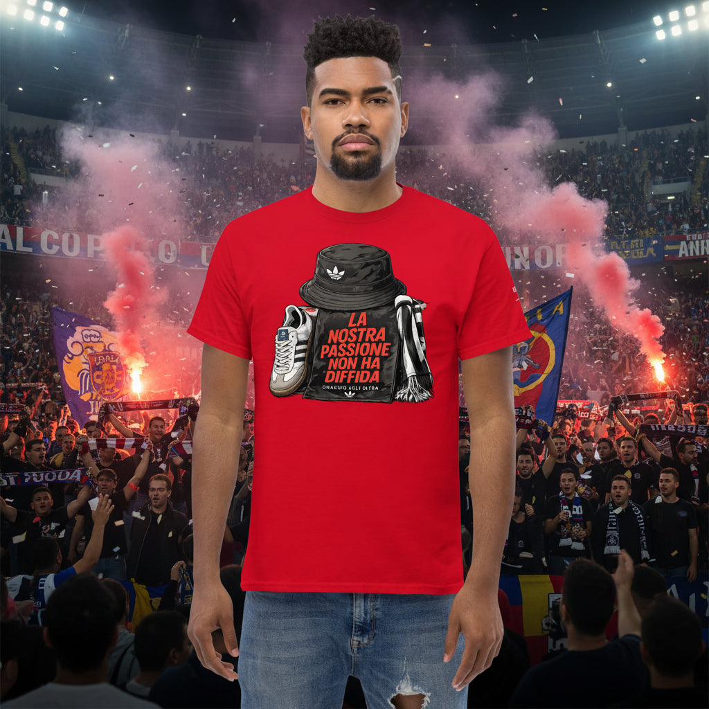 T-shirt Ultras La Nostra Passione Non Ha Diffida GALESPORT – rossa, vista frontale