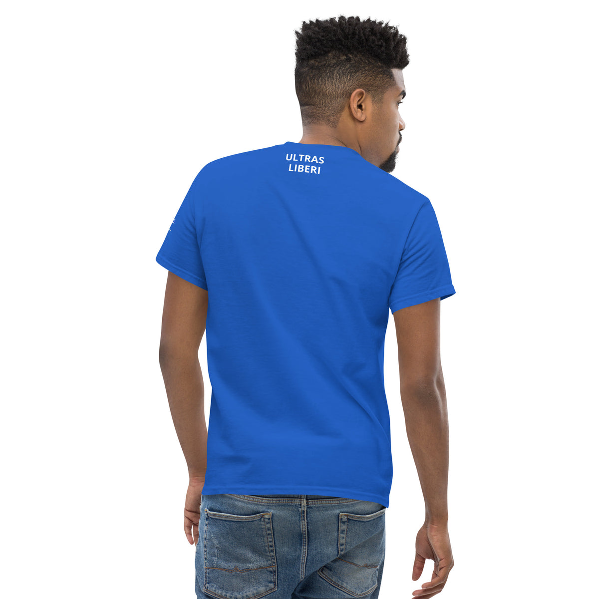 T-shirt Ultras La Nostra Passione Non Ha Diffida GALESPORT – blu royal, vista posteriore