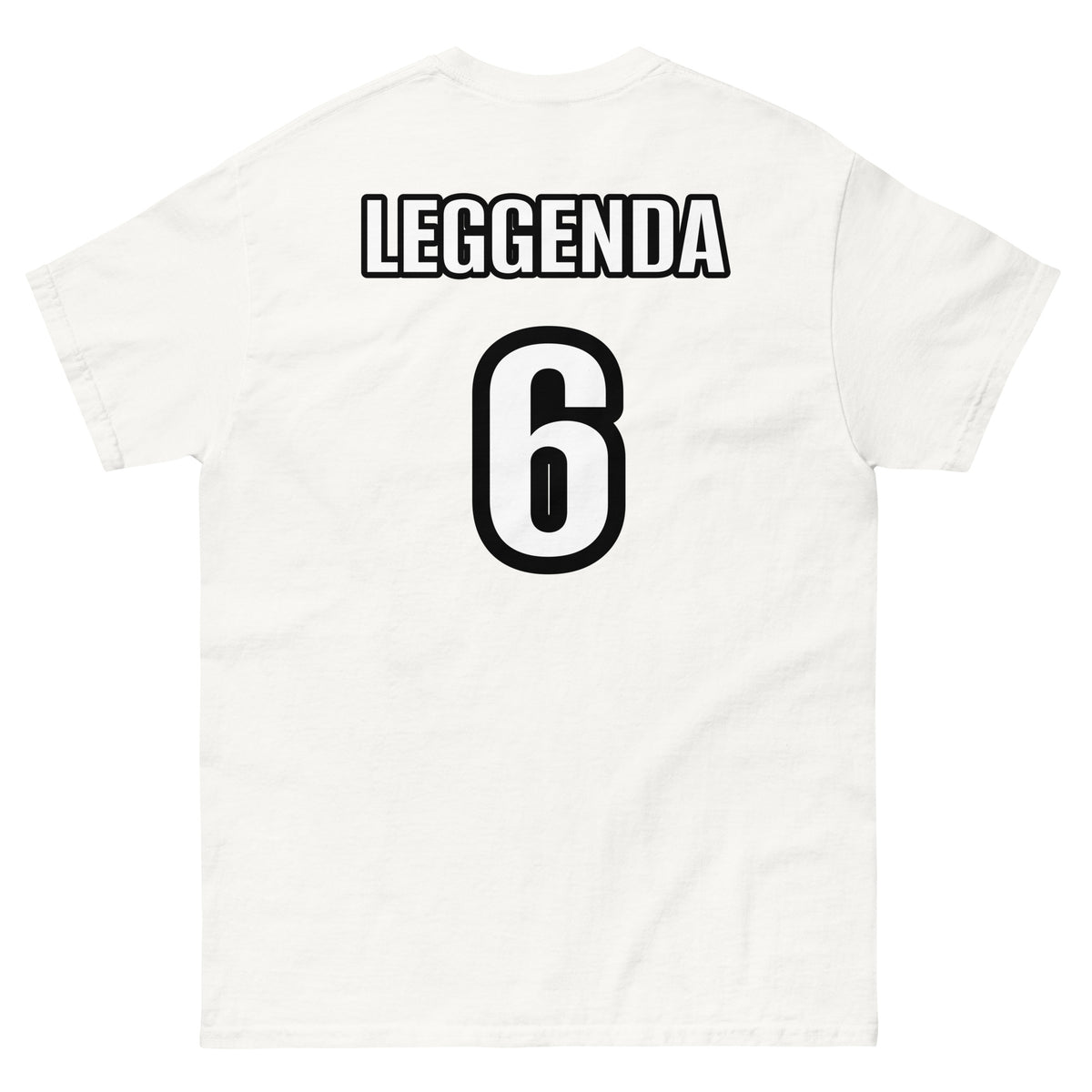 T-shirt Franco Baresi GALESPORT bianca – vista posteriore