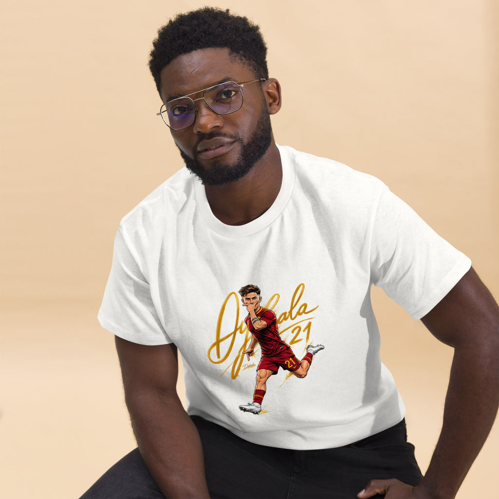 T-shirt Dybala 21 Roma GALESPORT – grafica streetwear giallorossa