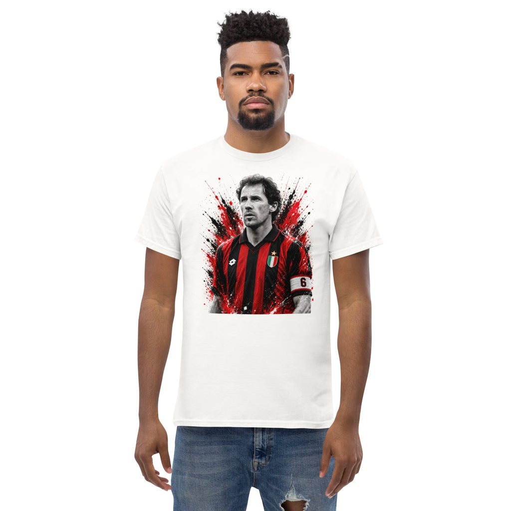 T-shirt Franco Baresi GALESPORT bianca – vista frontale