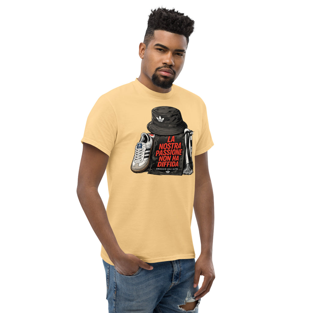 T-shirt Ultras La Nostra Passione Non Ha Diffida GALESPORT – giallo chiaro, vista tre quarti destra