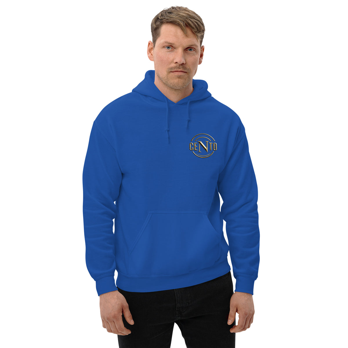 Felpa Napoli 100 Maradona blu royal – vista frontale | GALESPORT