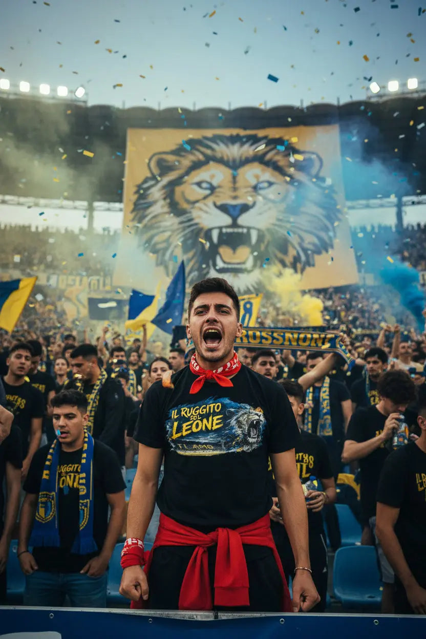 T-shirt Ruggito del Leone GALESPORT – orgoglio gialloblù Frosinone