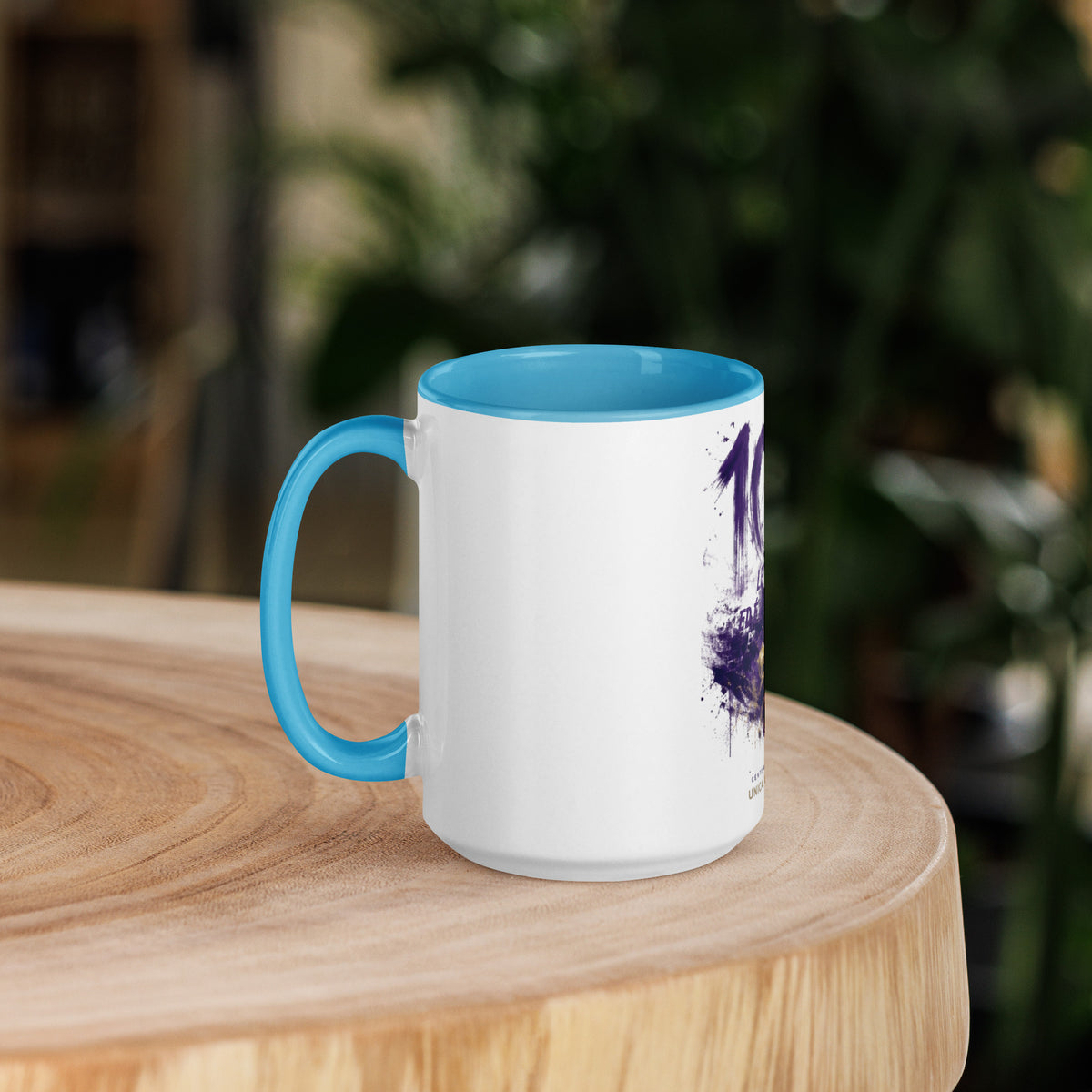 Tazza GALESPORT con interno blu 15 oz – vista lato sinistro