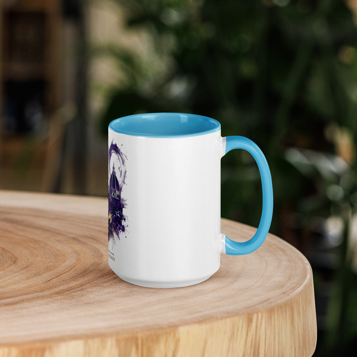Tazza GALESPORT con interno blu 15 oz – vista lato destro