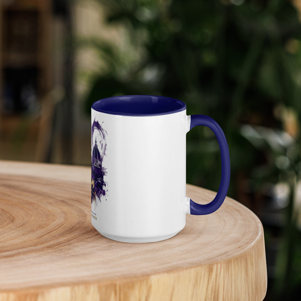 Tazza GALESPORT con interno blu scuro 15 oz – vista lato destro