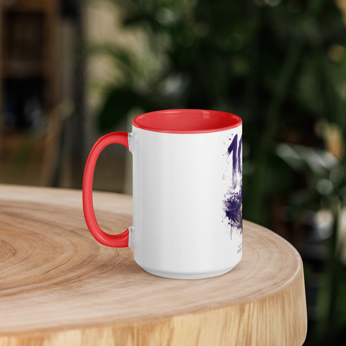 Tazza GALESPORT con interno rosso 15 oz – vista lato sinistro