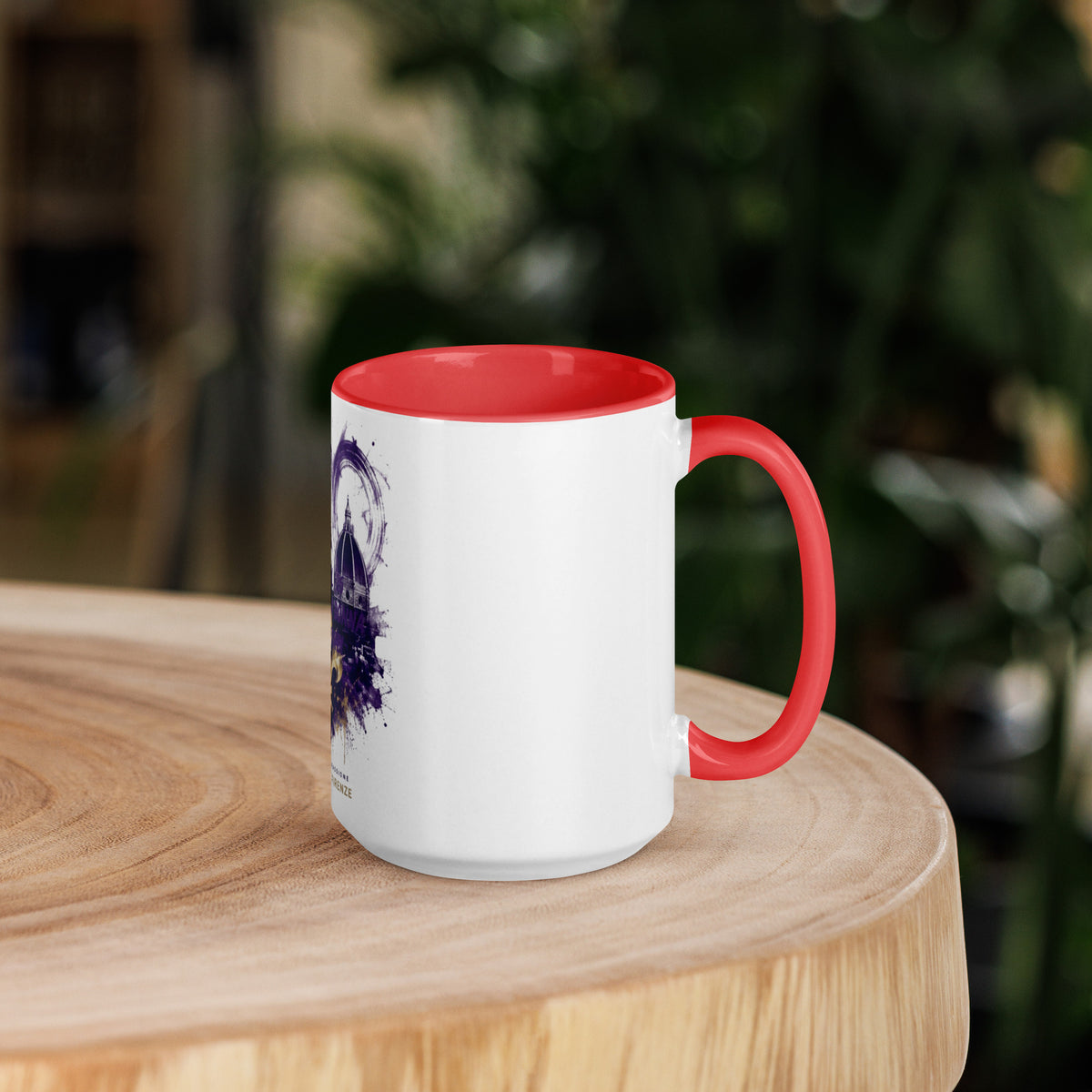 Tazza GALESPORT con interno rosso 15 oz – vista lato destro