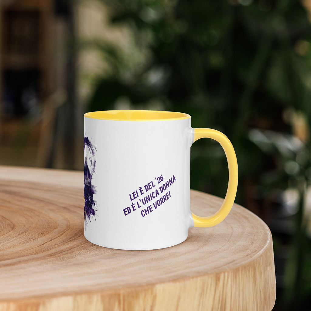 Tazza GALESPORT con interno giallo 11 oz – vista lato destro